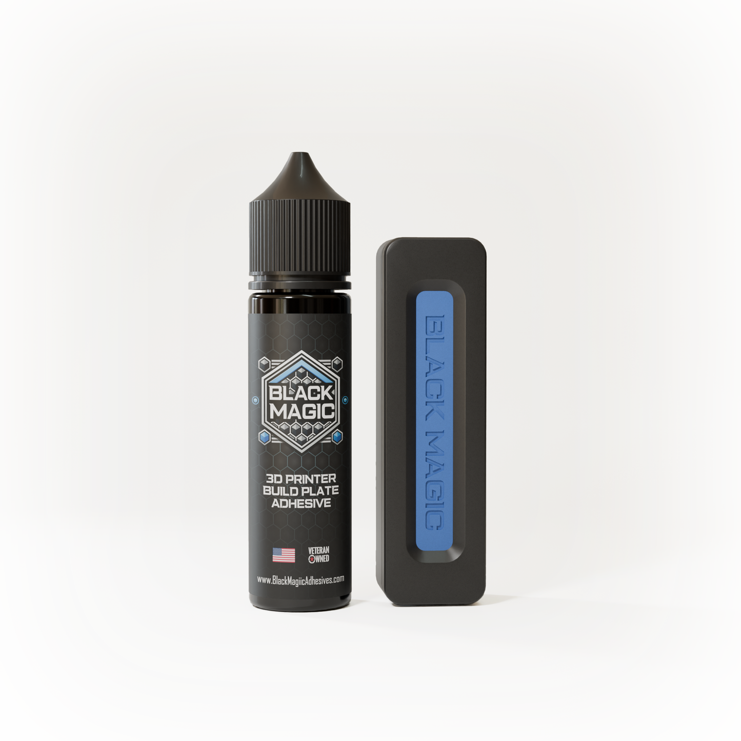 Build Plate Adhesive Kit — 60 ml Bottle + Precision Foam Applicator